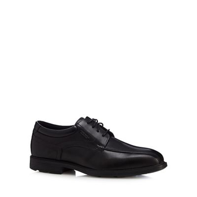 Rockport Black leather waterproof lace up shoes